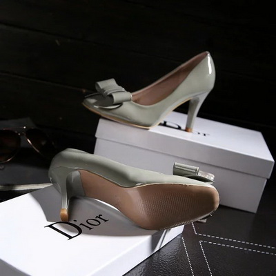 DIOR Shallow mouth kitten heel Shoes Women--011